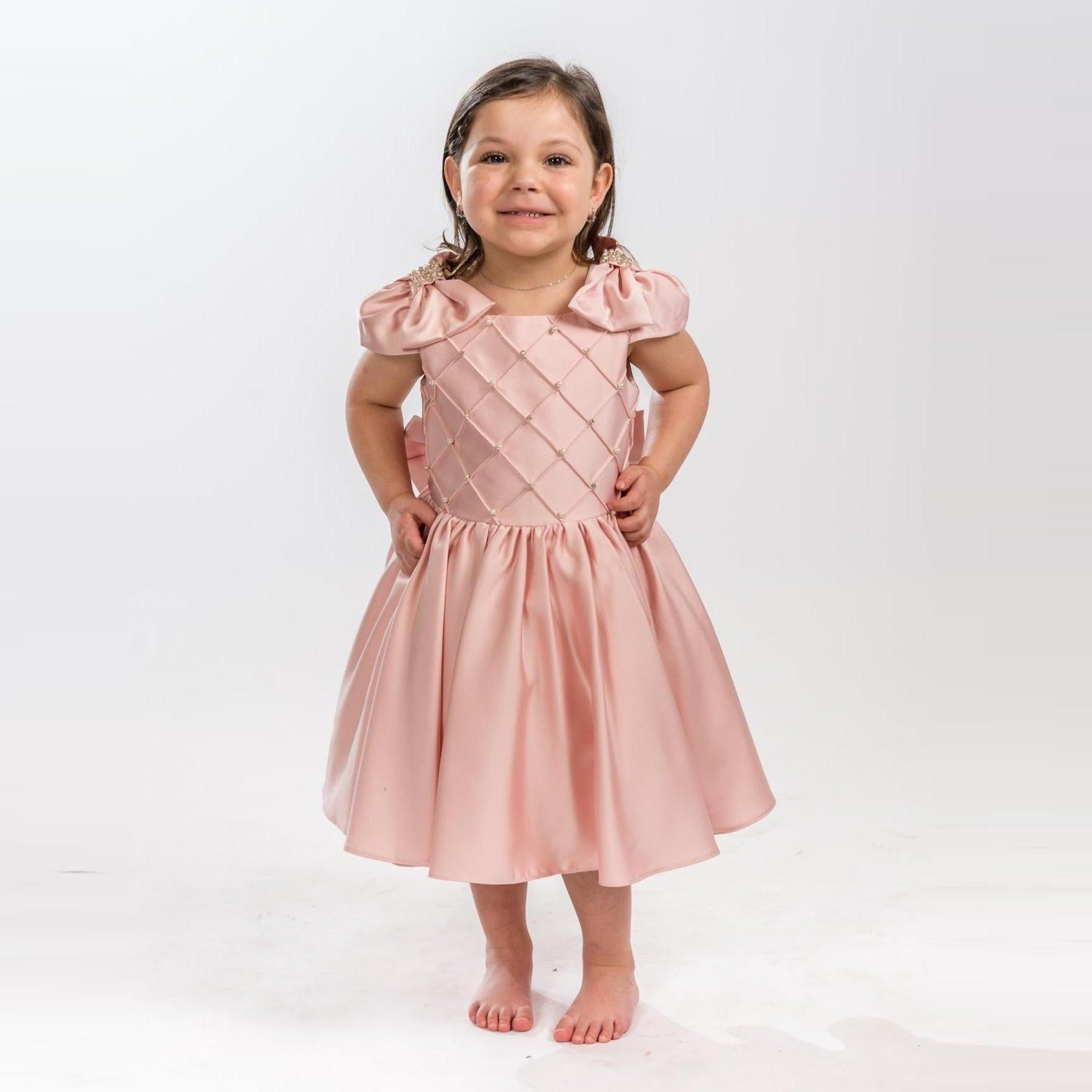 Robe courte en Satin