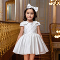 Robe courte en Satin