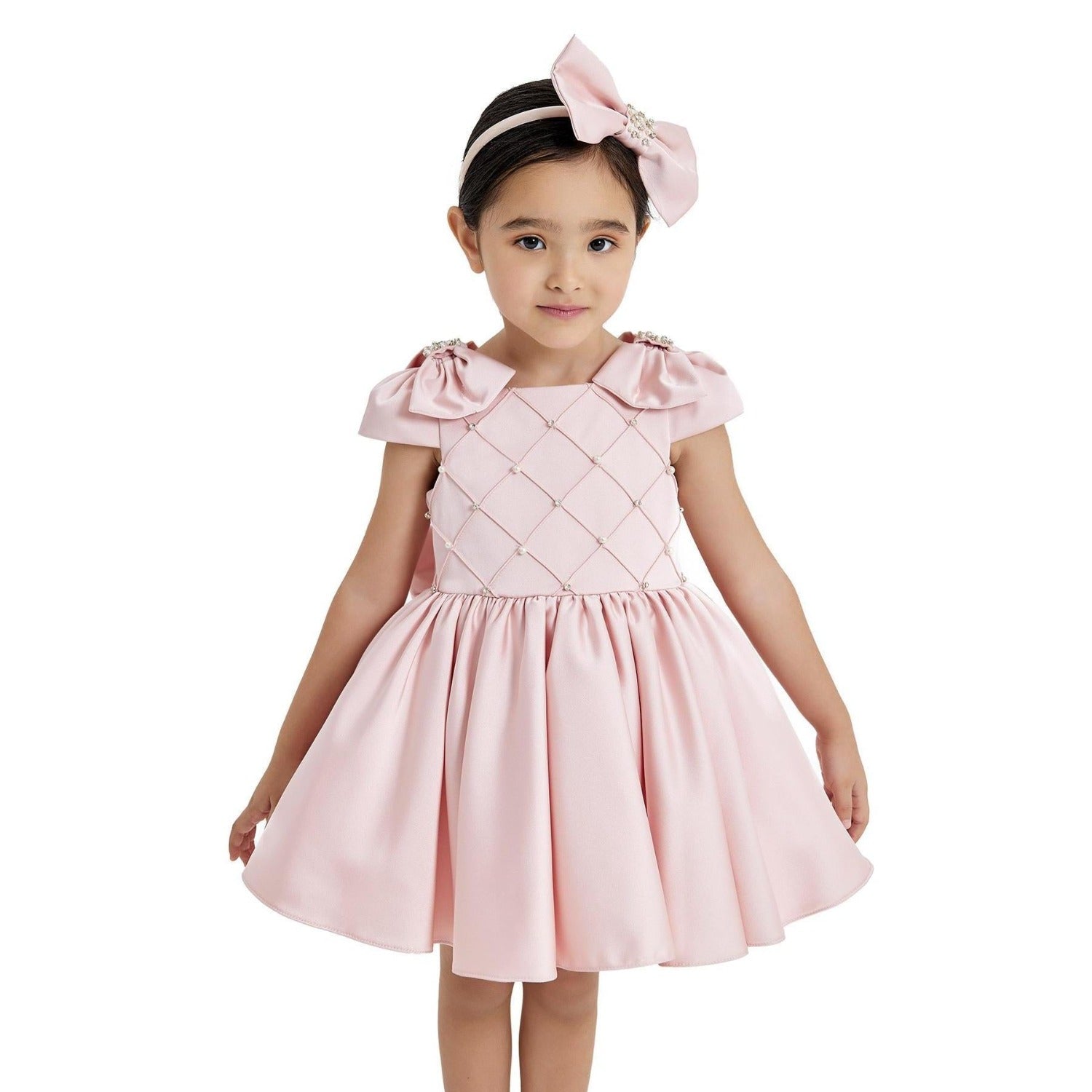 Robe courte en Satin