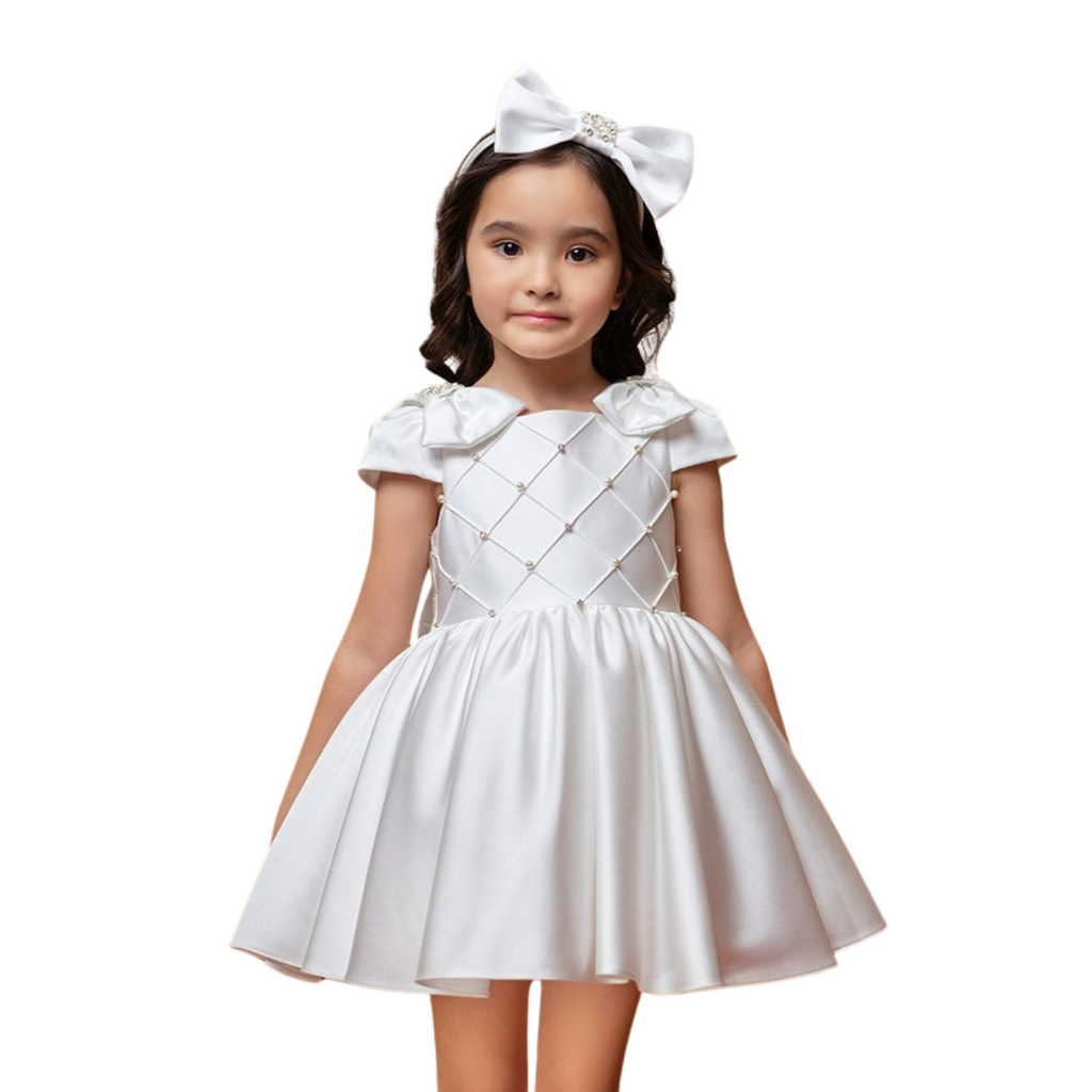 Robe courte en Satin